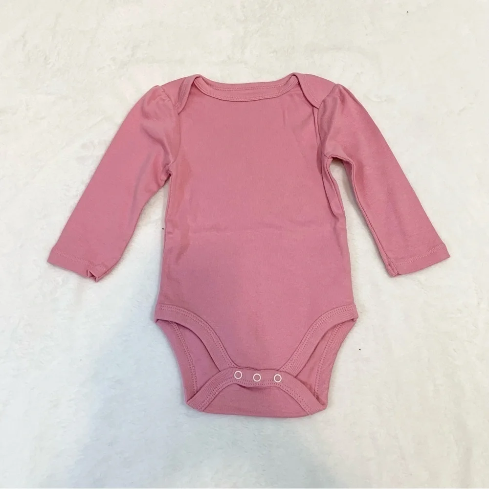 5/$25 NEW Cloud‎ Island Baby newborn girl's 4 pack long sleeve cotton bodysuit